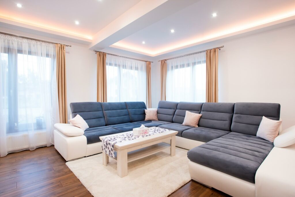 Habitación luminosa sin gotelé