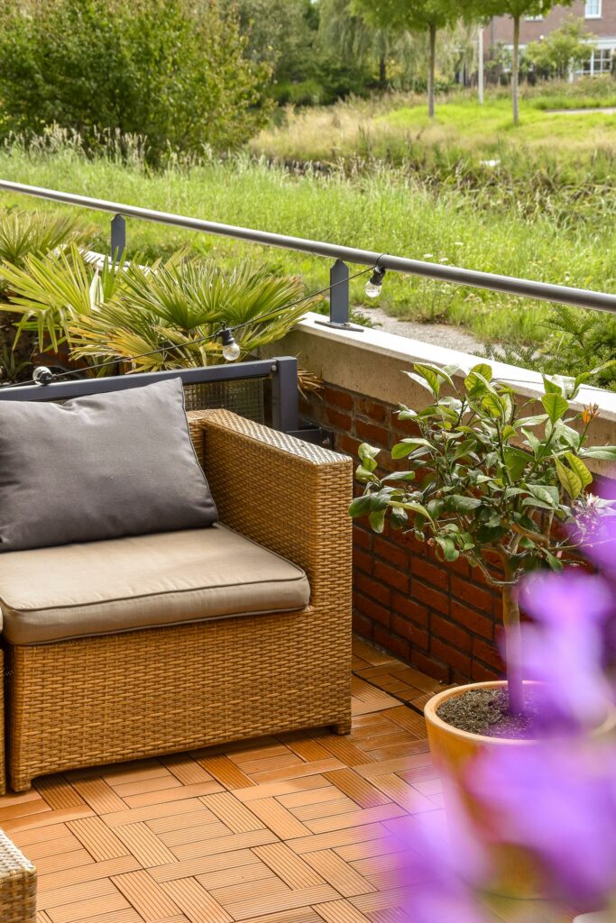 Terraza con el mantenimiento preventivo en Burriana.