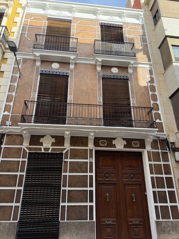 Trabajo Rehabilitactión Fachadas Castellón Diago Pintures